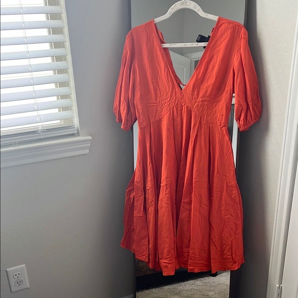Wrangler Orange Midi Dress